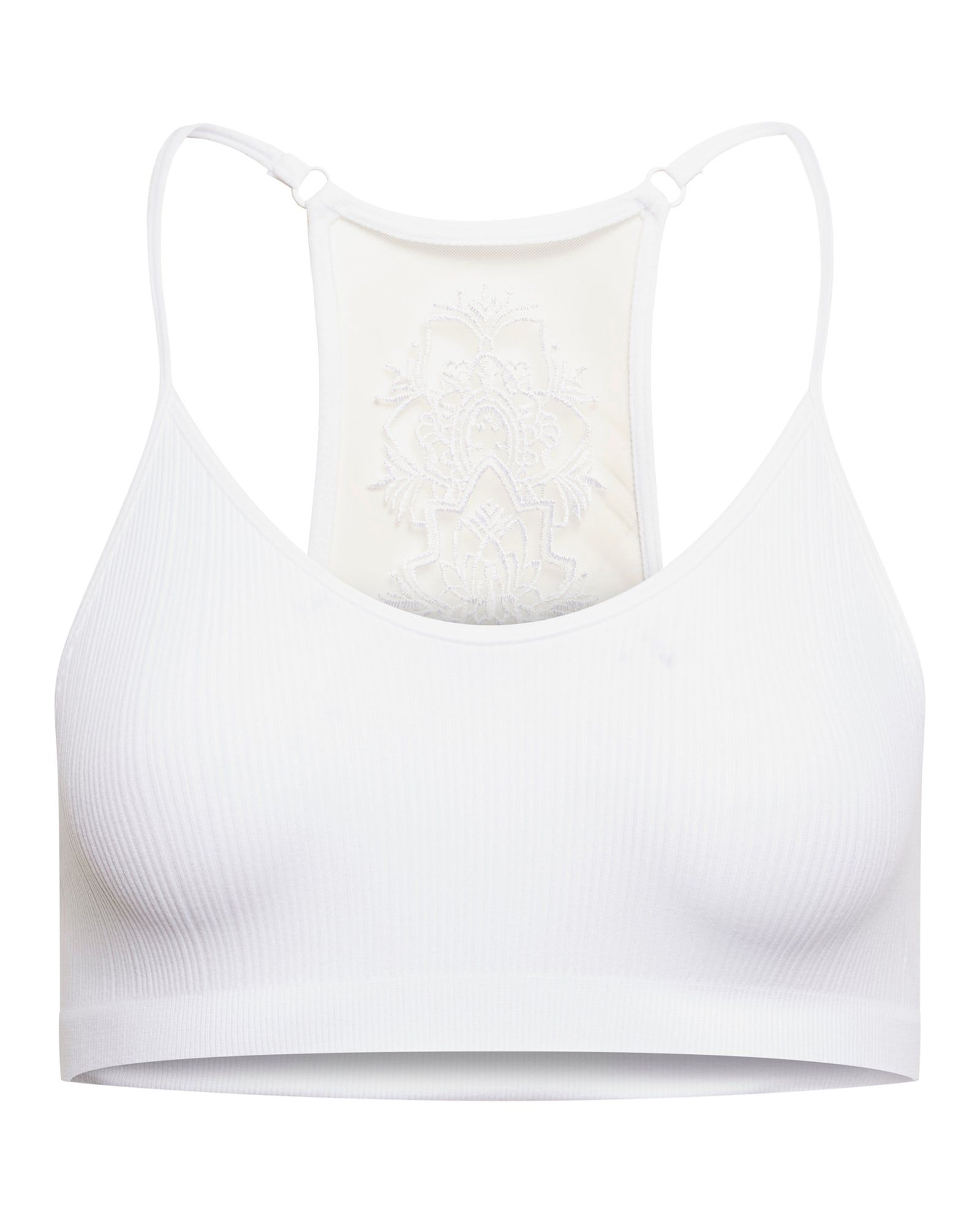 THE ELLA MESH BRALETTE WHITE sold by Steve Madden product image thumbnail 4