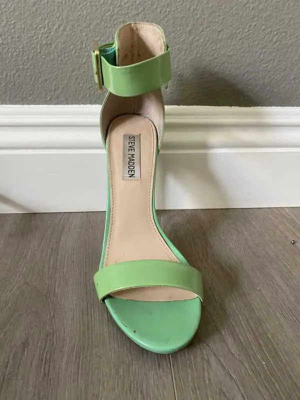 MARLENEE IN PISTACHIO GREEN LEATHER - SM REBOOTED sold by Steve Madden