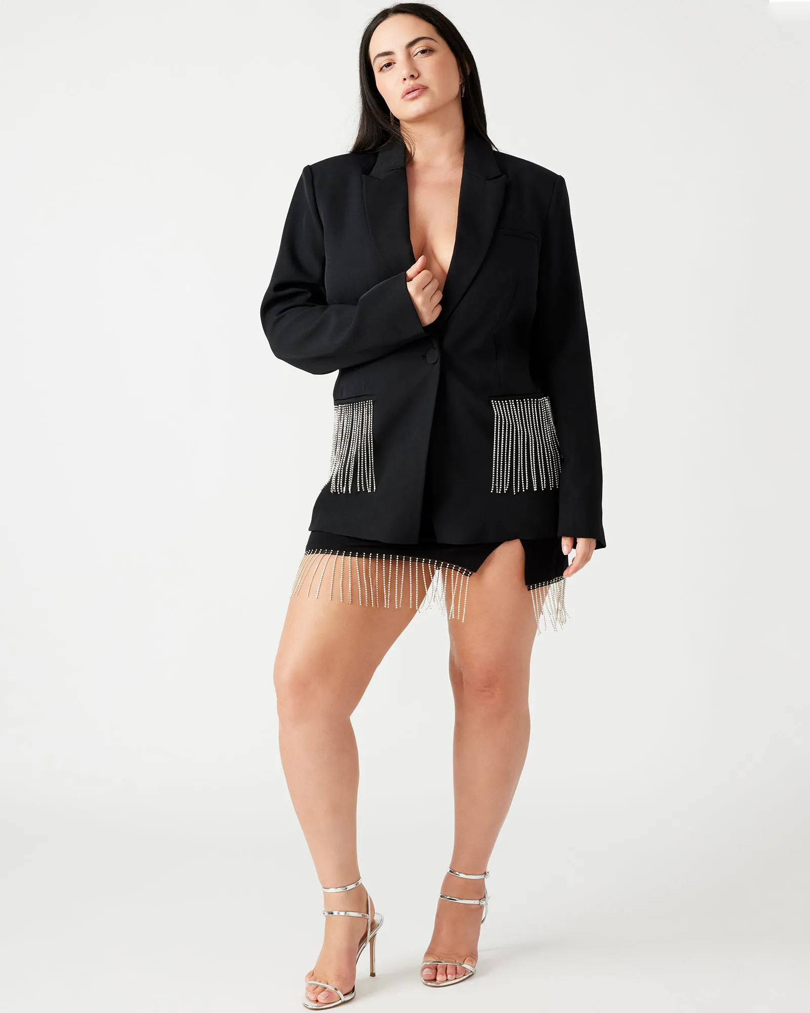 FRINGE CAM SKIRT BLACK sold by Steve Madden product image thumbnail 2