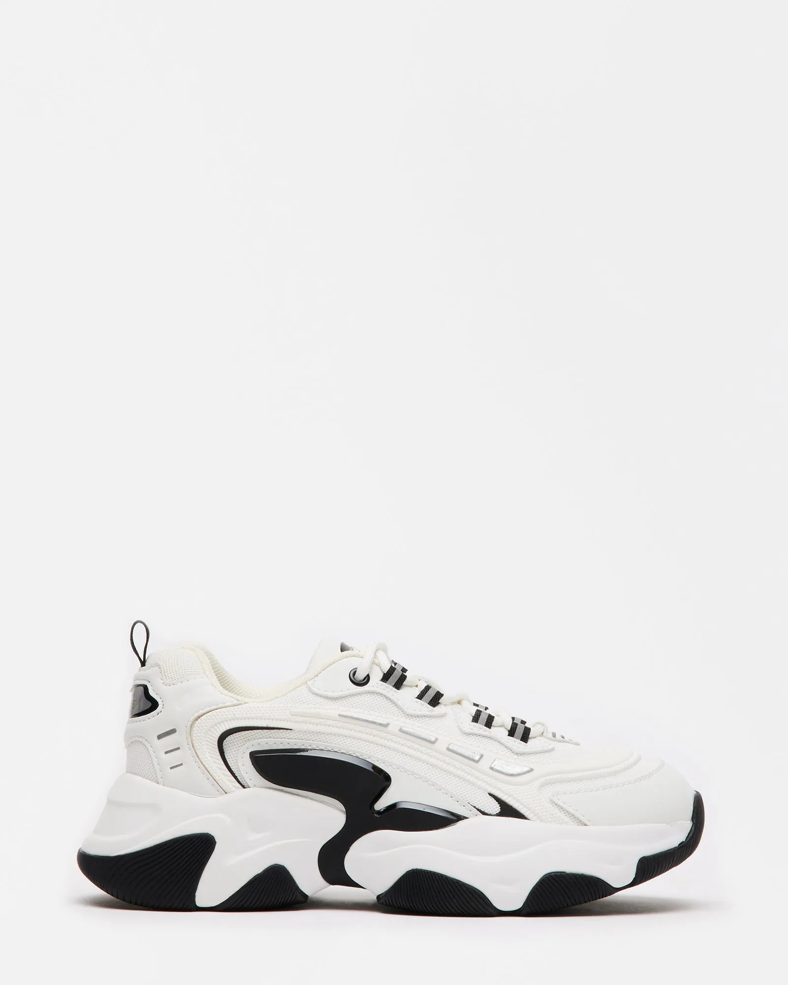 FLEX BLACK/WHITE sold by Steve Madden