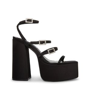 GIA BLACK SATIN - SM REBOOTED sold by Steve Madden
