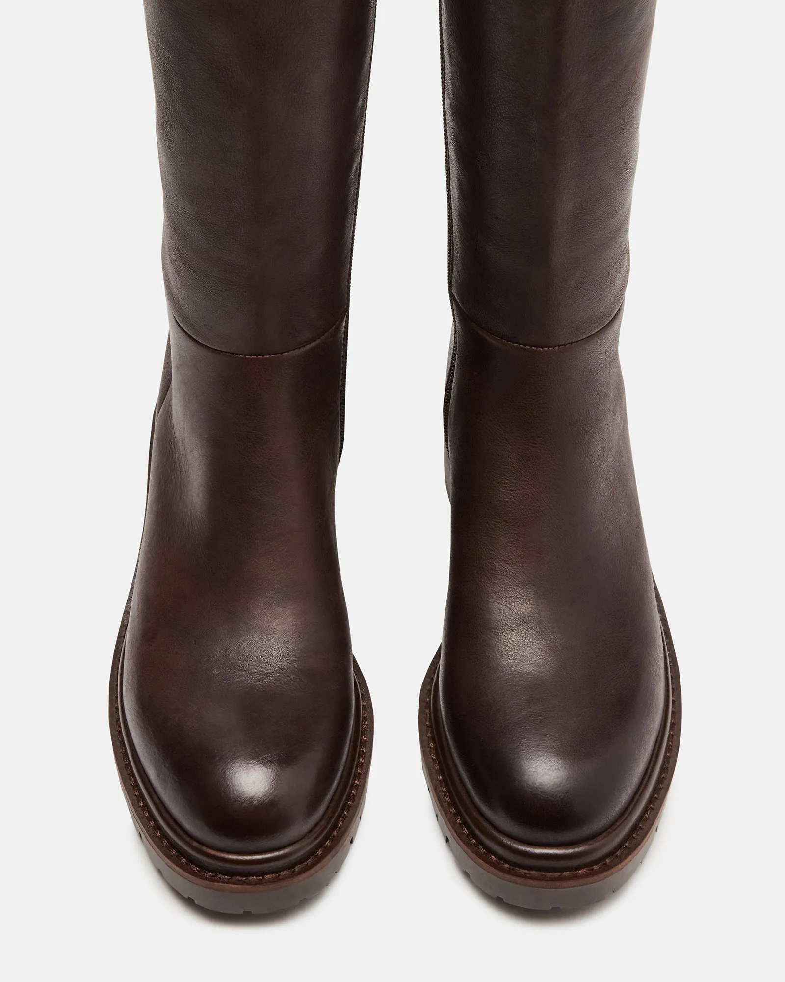 RAPHAELLA BROWN LEATHER sold by Steve Madden product image thumbnail 5