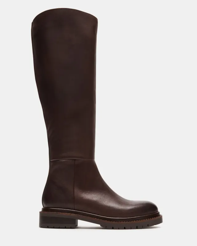 RAPHAELLA BROWN LEATHER sold by Steve Madden