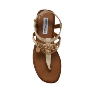 AZALIA GOLD LEATHER sold by Steve Madden