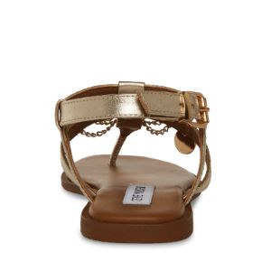 AZALIA GOLD LEATHER sold by Steve Madden