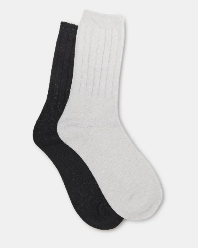 DOWNY SOCKS GREY MULTI sold by Steve Madden