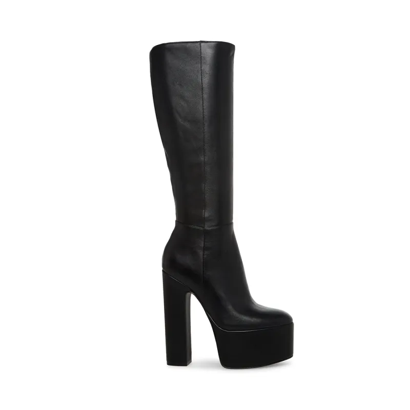 SHANTI BLACK LEATHER - SM REBOOTED sold by Steve Madden
