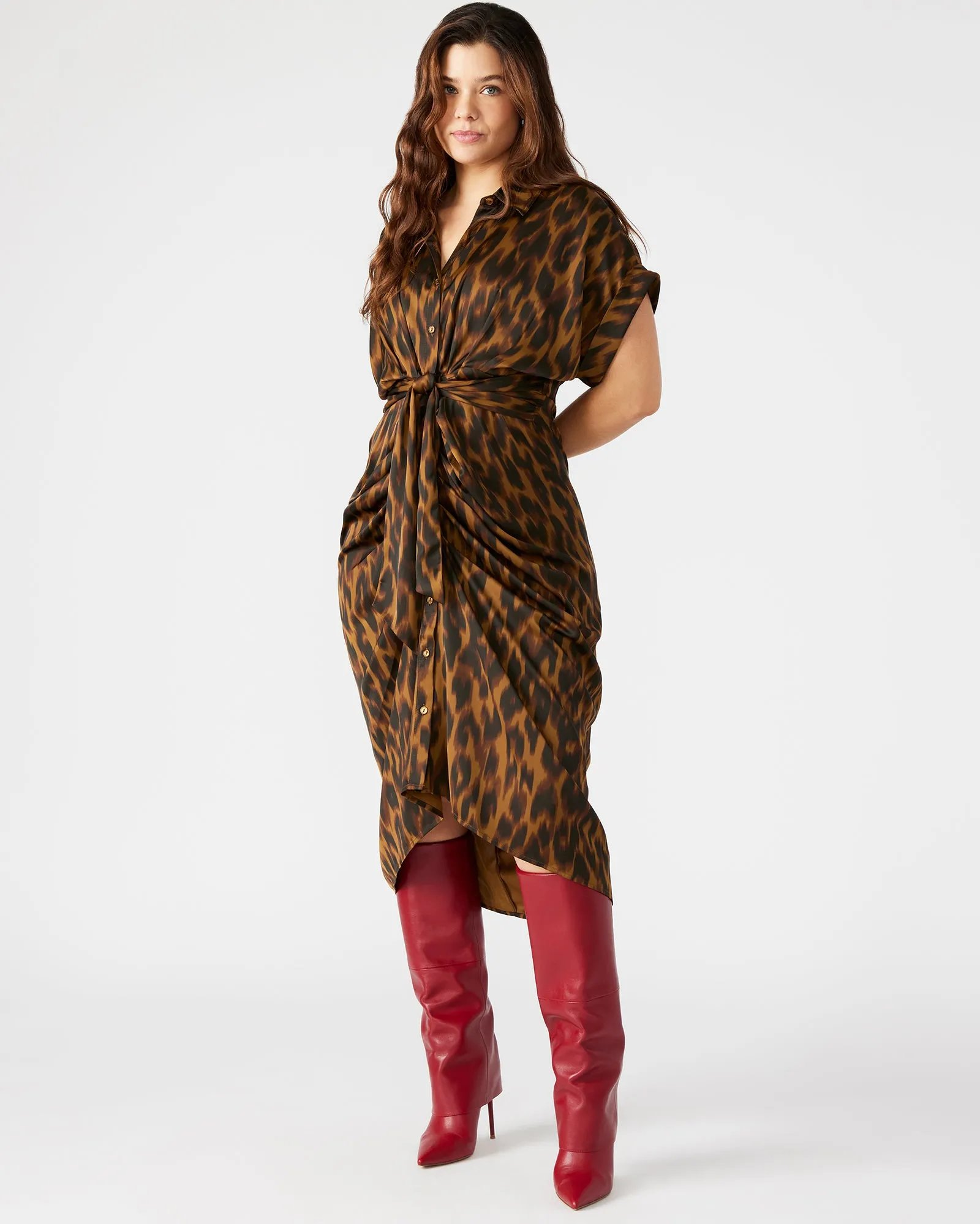 TORI DRESS LEOPARD sold by Steve Madden product image thumbnail 2