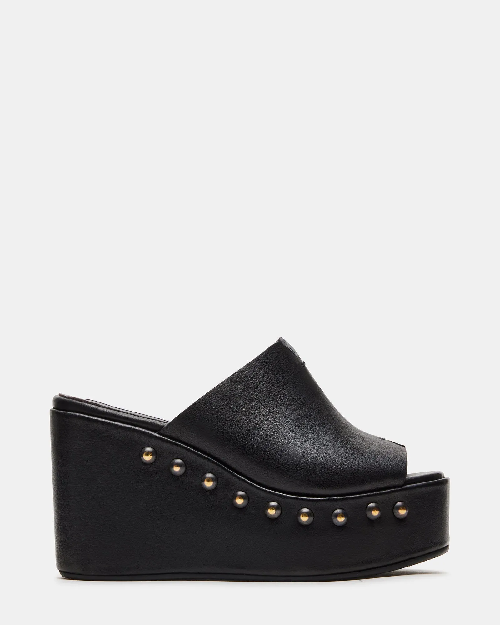 SADIE BLACK LEATHER sold by Steve Madden