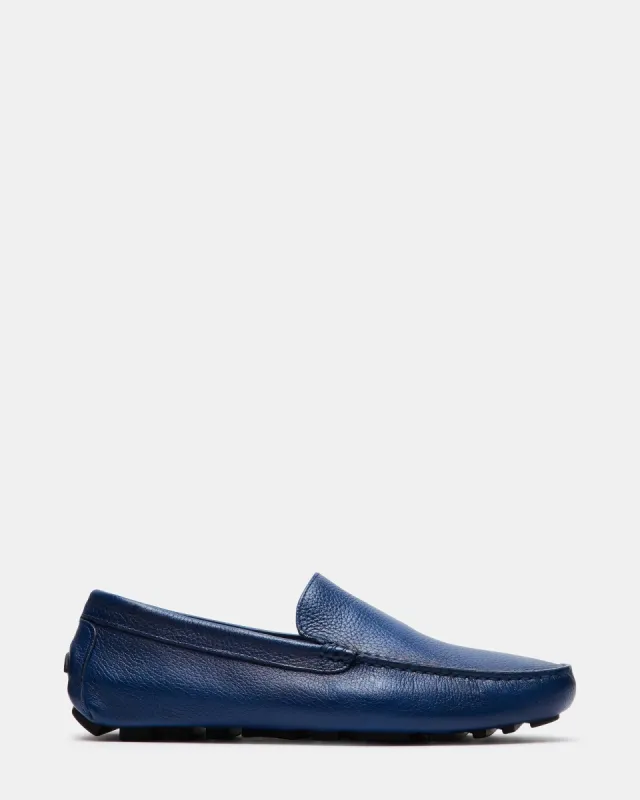 BERGAMO BLUE LEATHER sold by Steve Madden