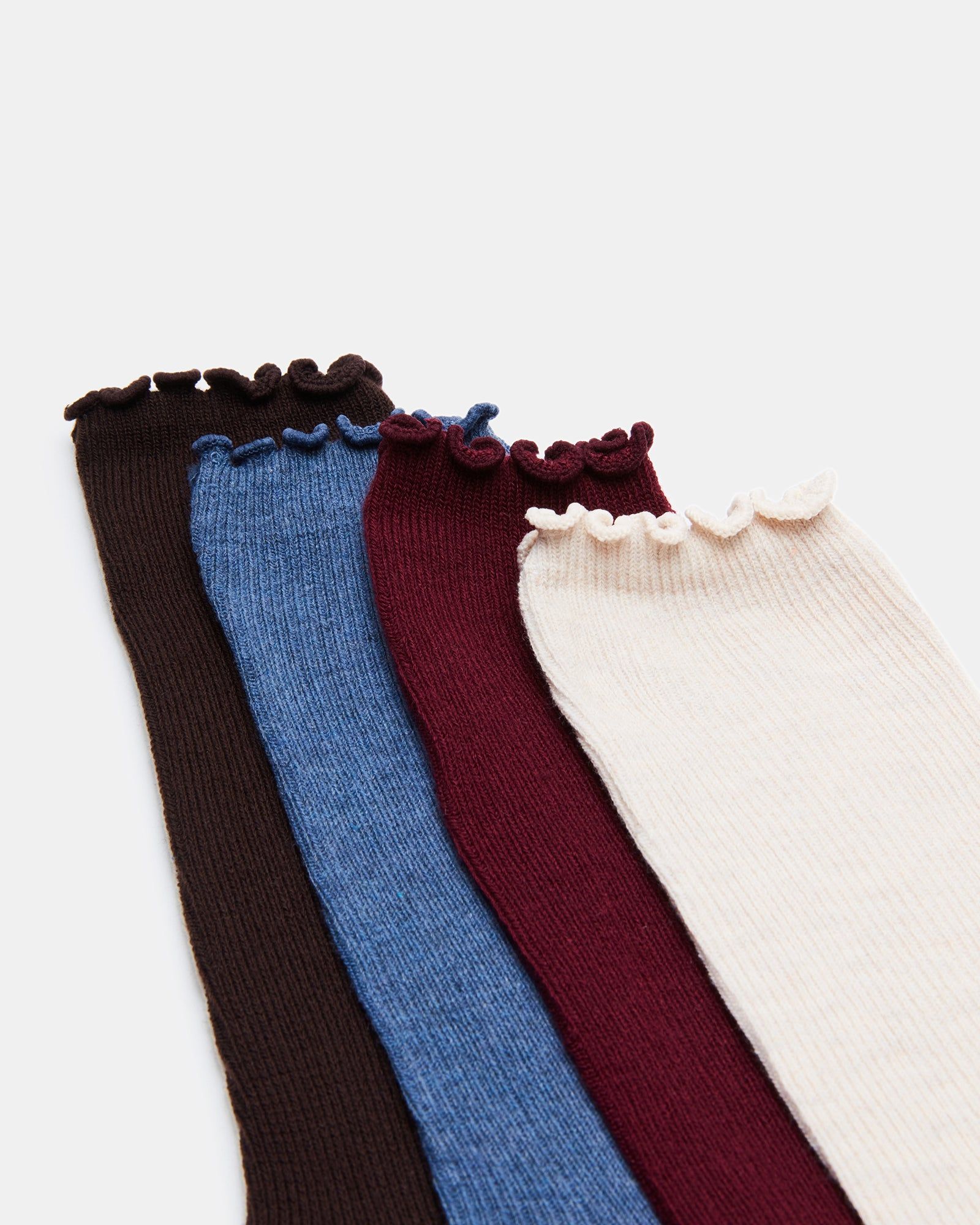 LETTUCE EDGE CREW SOCKS NATURAL MULTI sold by Steve Madden product image thumbnail 3