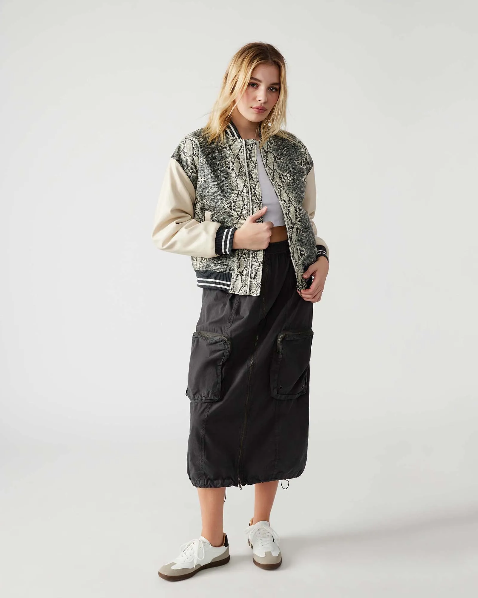 ALEXANDRA JACKET SNAKE sold by Steve Madden product image thumbnail 4