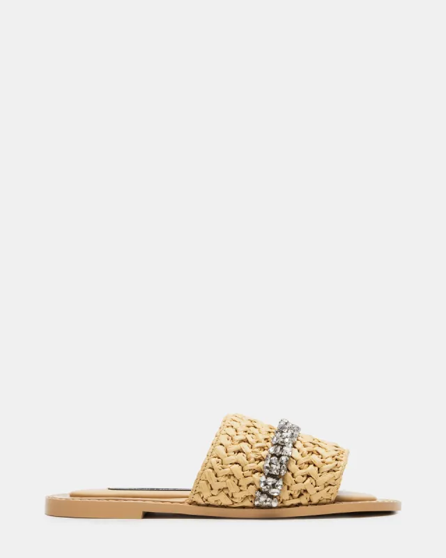 STARLIGHT NATURAL RAFFIA sold by Steve Madden