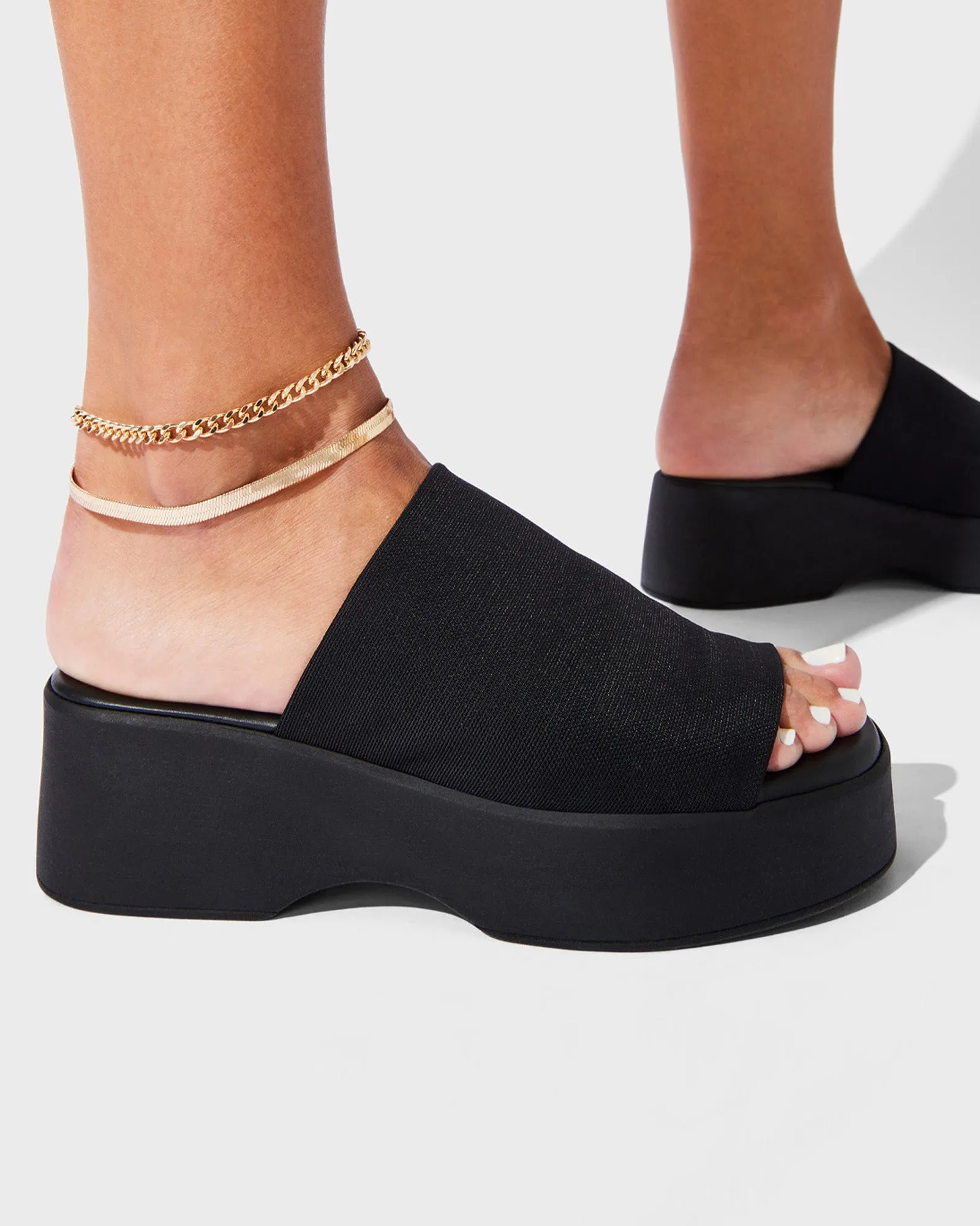 HERRINGBONE ANKLET GOLD sold by Steve Madden product image thumbnail 2