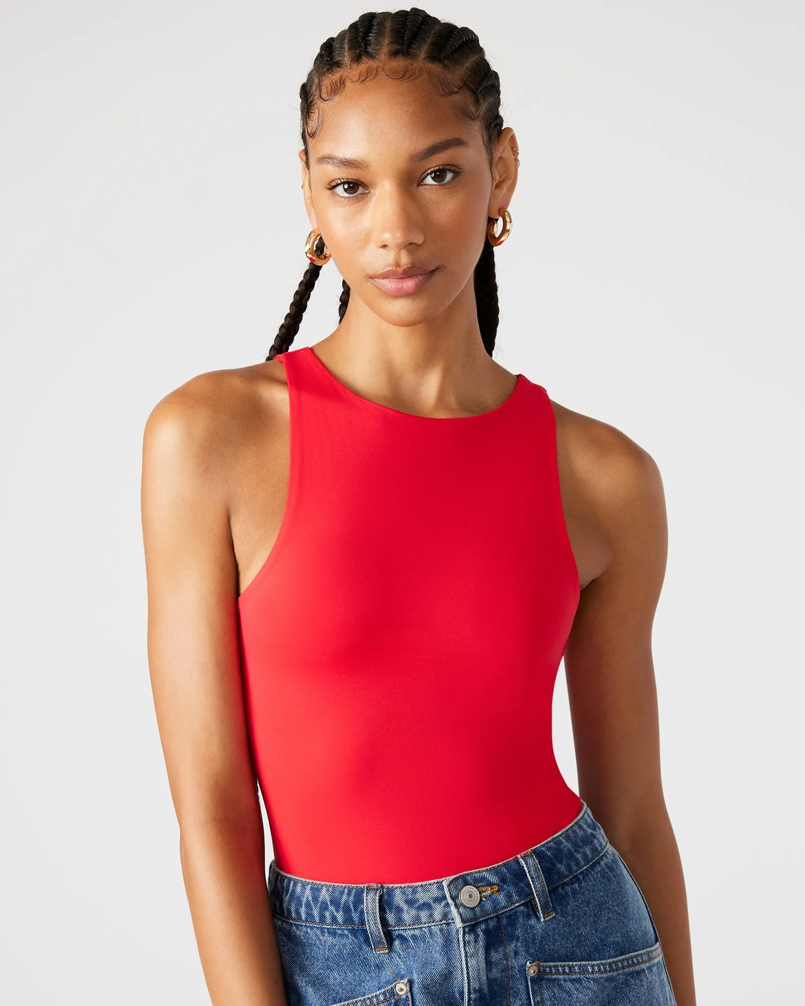 NICO BODYSUIT RED sold by Steve Madden product image thumbnail 2