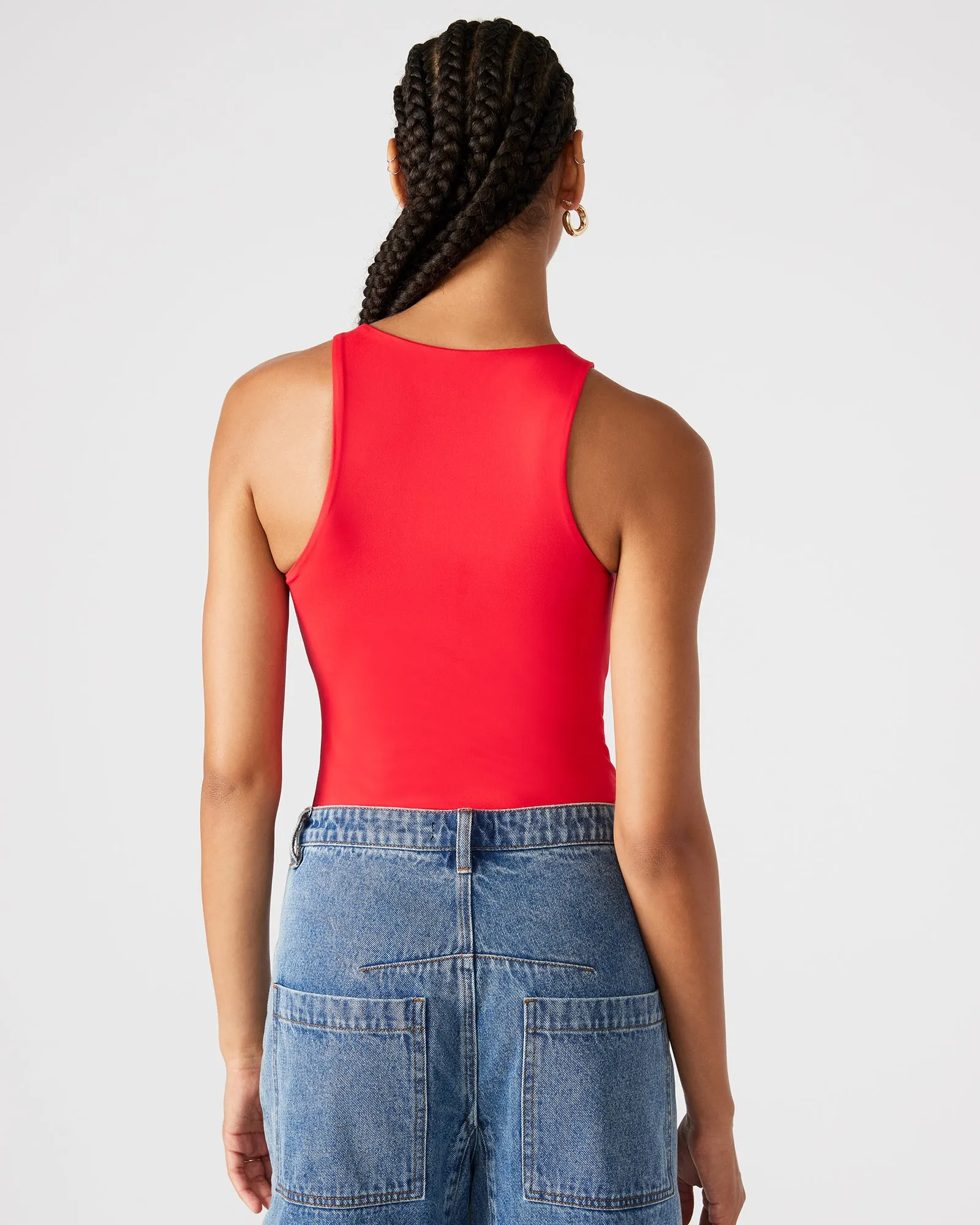 NICO BODYSUIT RED sold by Steve Madden product image thumbnail 4