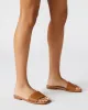 SANDRA WOVEN TAN LEATHER sold by Steve Madden