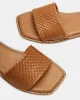SANDRA WOVEN TAN LEATHER sold by Steve Madden