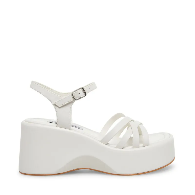 CRAZY30 WHITE LEATHER sold by Steve Madden