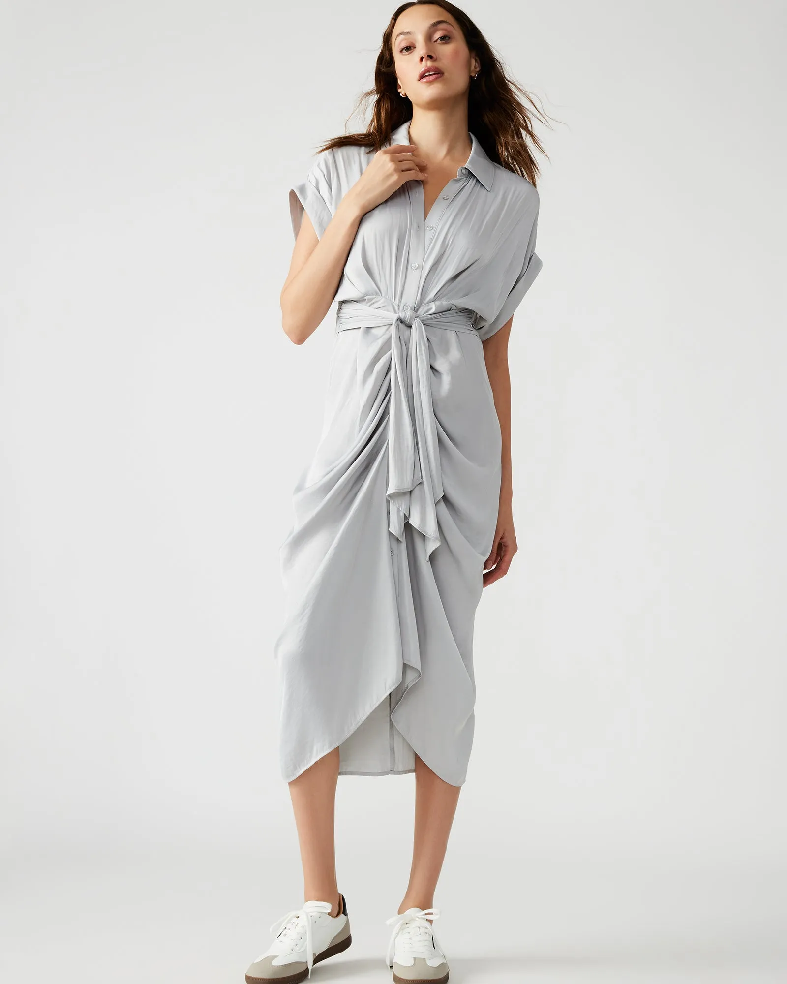 TORI DRESS SILVER sold by Steve Madden