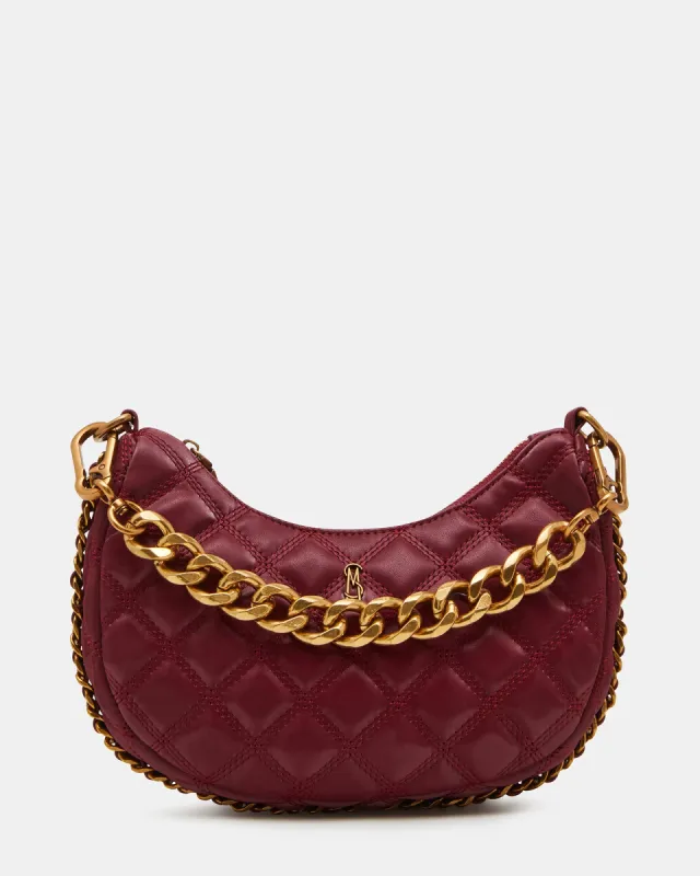 Steve Madden【センスUP】ALYSSA バッグ Amazon.com: Steve Madden Alyssa-B Hobo with Buckle and Chain