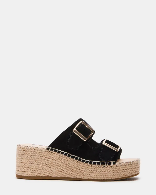 LIZNER BLACK SUEDE sold by Steve Madden