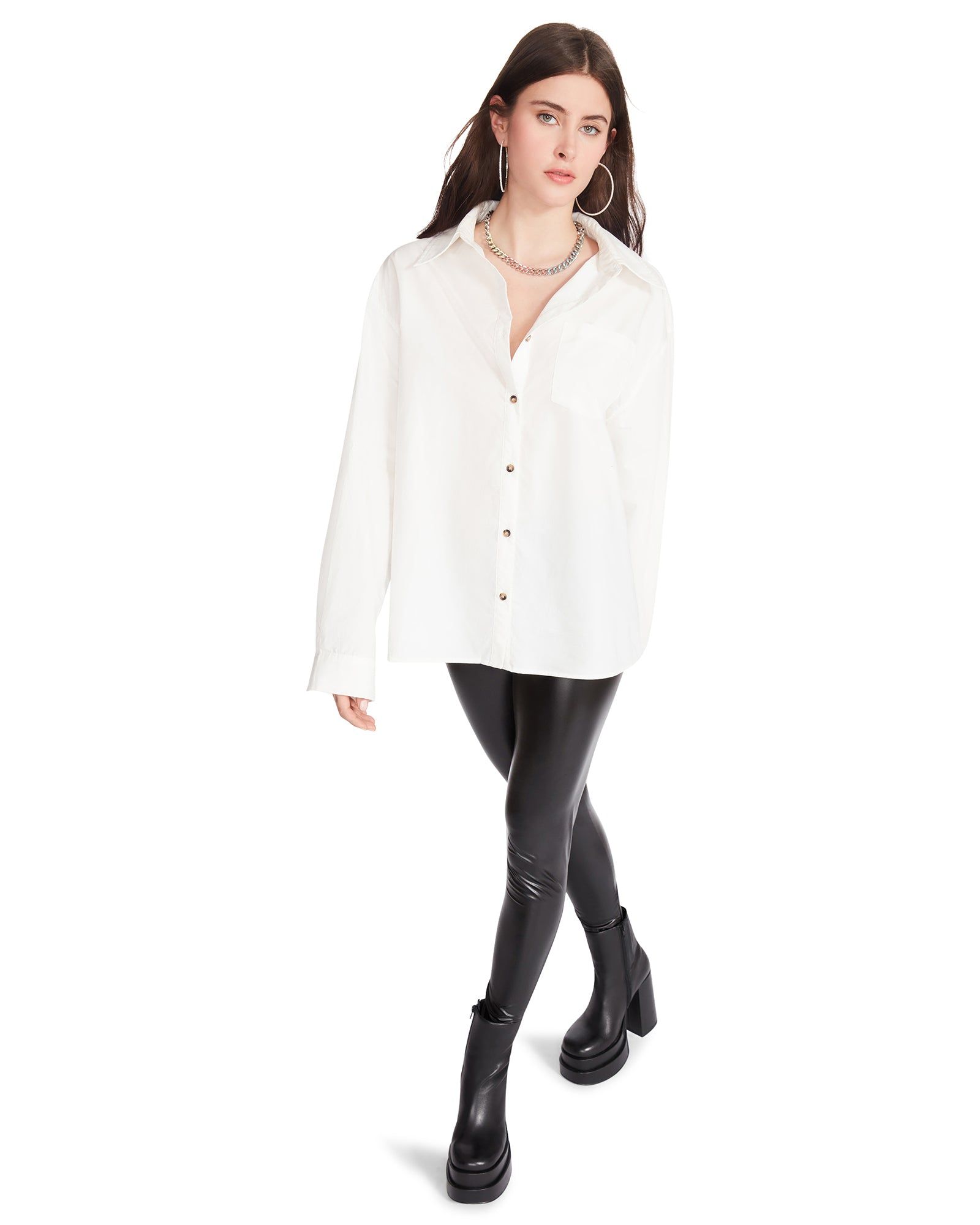 FAUX LEATHER LEGGINGS BLACK sold by Steve Madden product image thumbnail 2