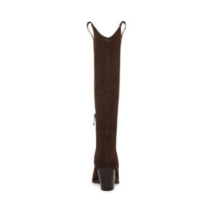 VITTORIA BROWN SUEDE sold by Steve Madden