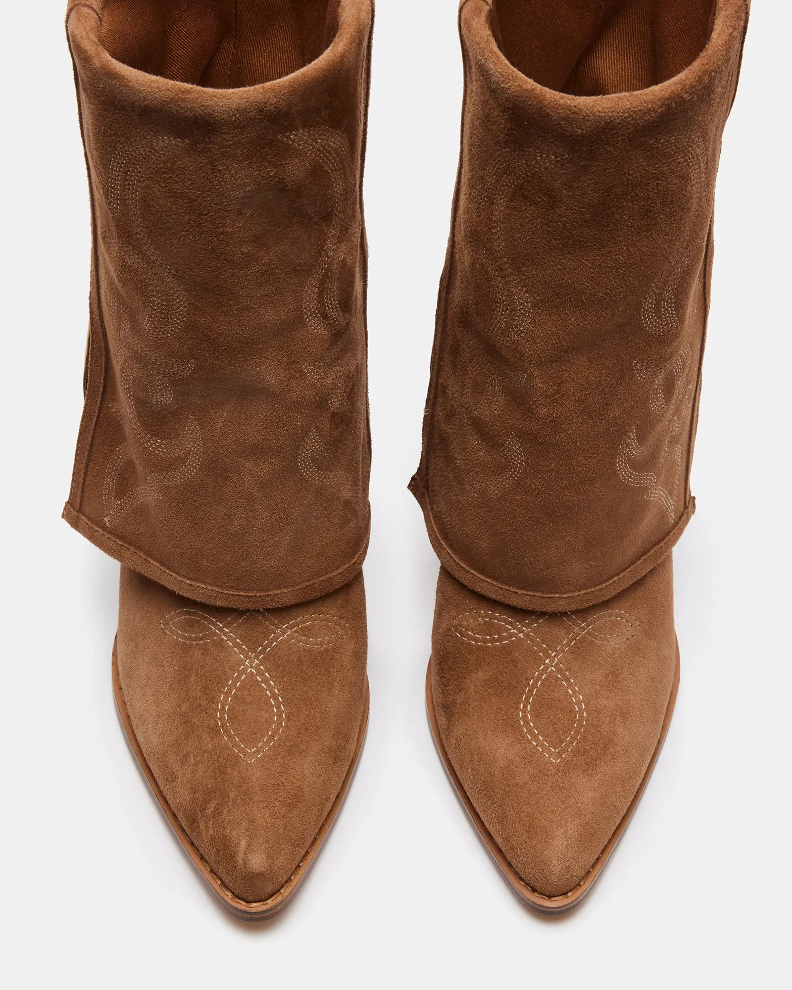 LAYNE COGNAC SUEDE sold by Steve Madden product image thumbnail 4