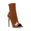 ELETTRA COGNAC PATENT - SM REBOOTED sold by Steve Madden