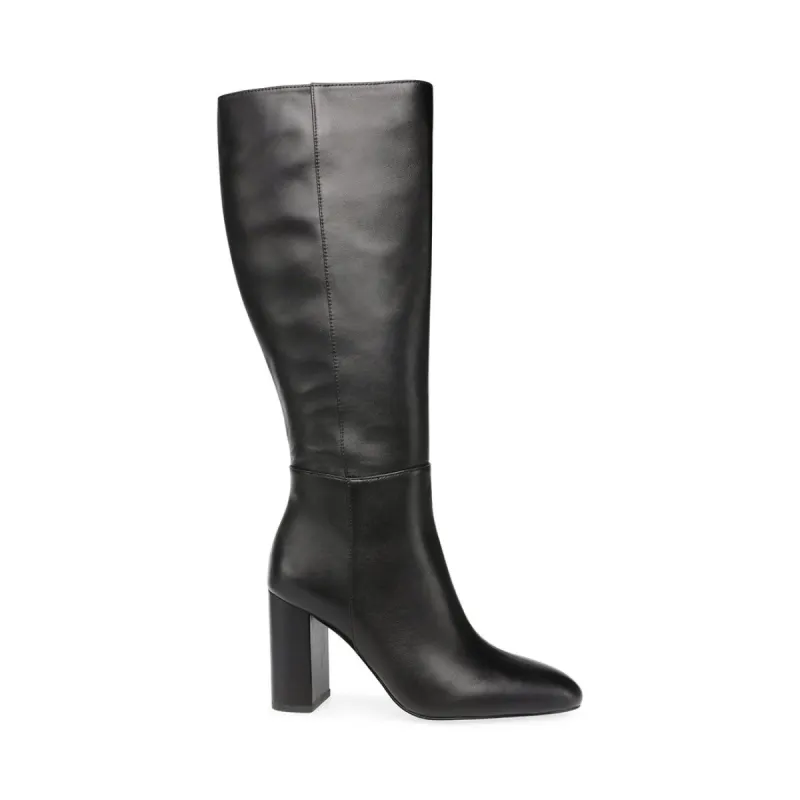 NINNY BLACK LEATHER - SM REBOOTED sold by Steve Madden