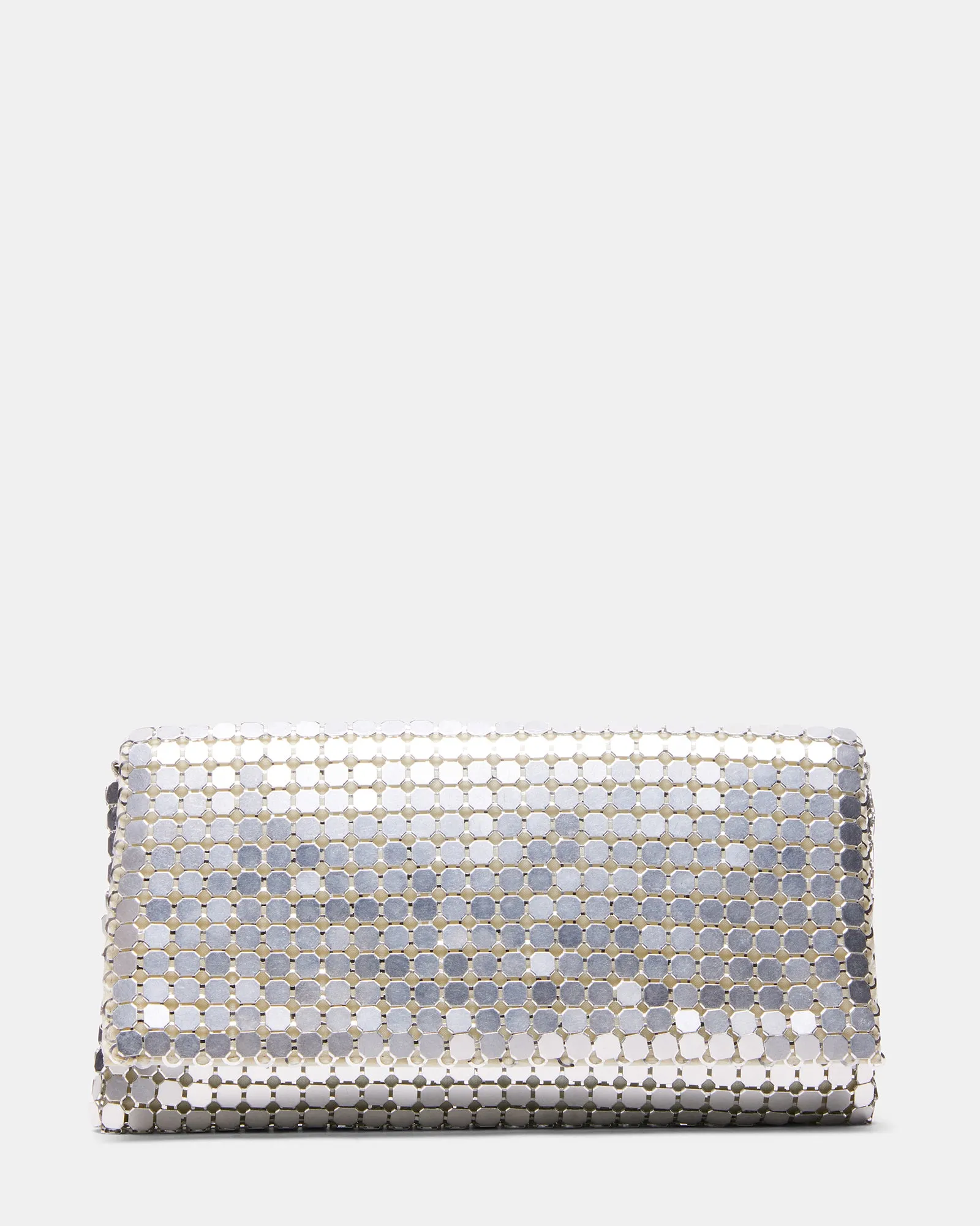 BRIGIT BAG SILVER sold by Steve Madden