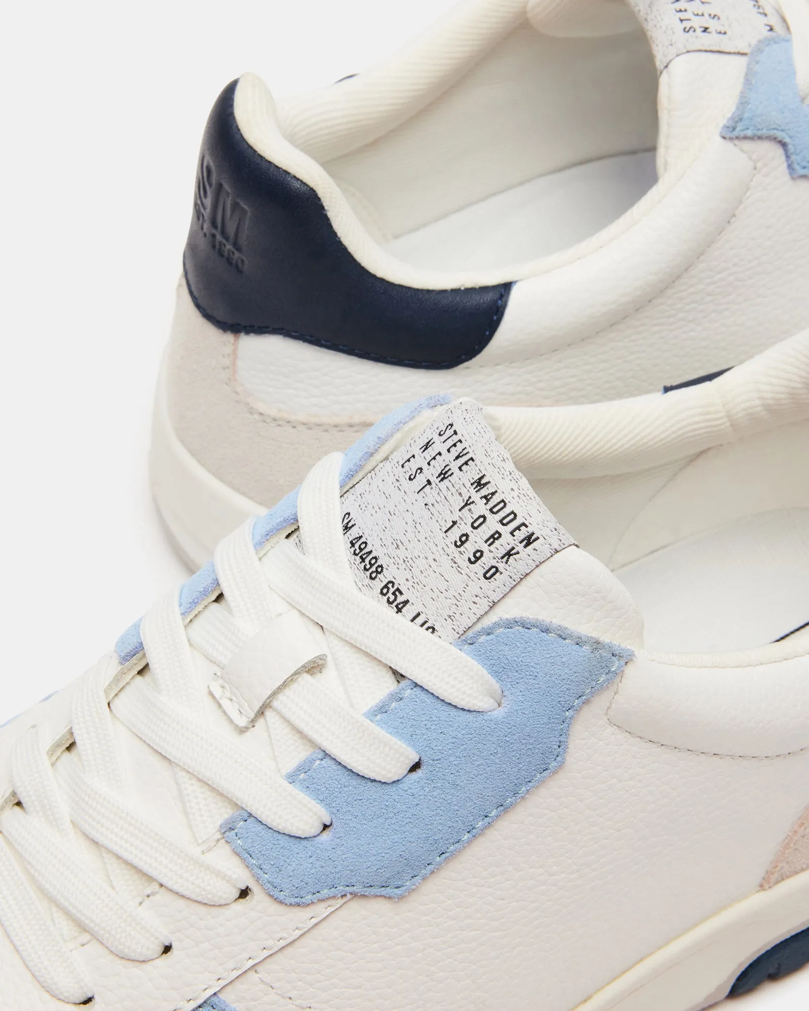 MAXTONN WHITE/BLUE LEATHER sold by Steve Madden product image thumbnail 3