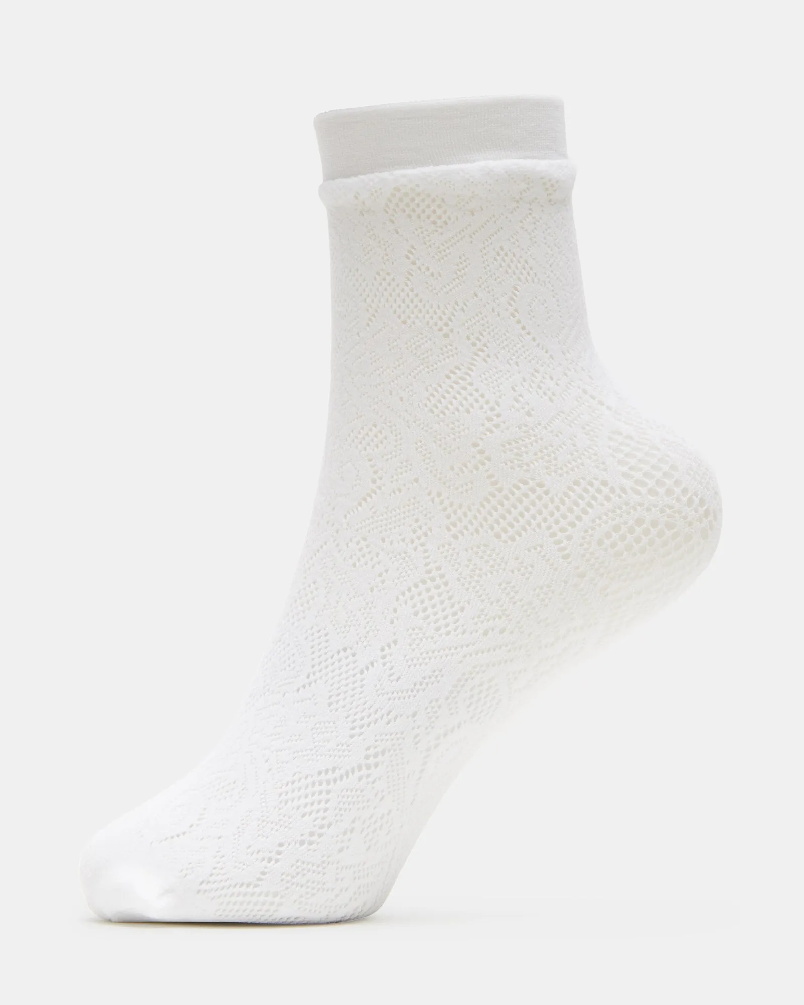 RICH SOCKS WHITE sold by Steve Madden