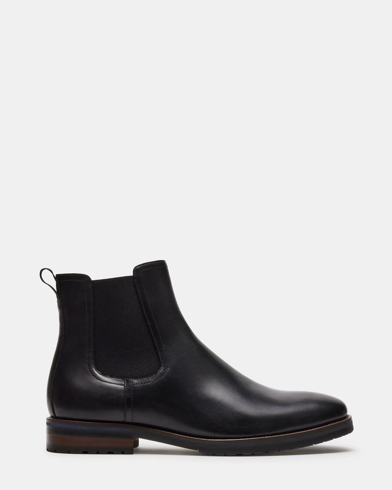 SYRE BLACK LEATHER sold by Steve Madden