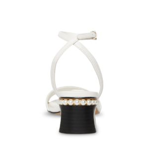 NORA WHITE LEATHER sold by Steve Madden