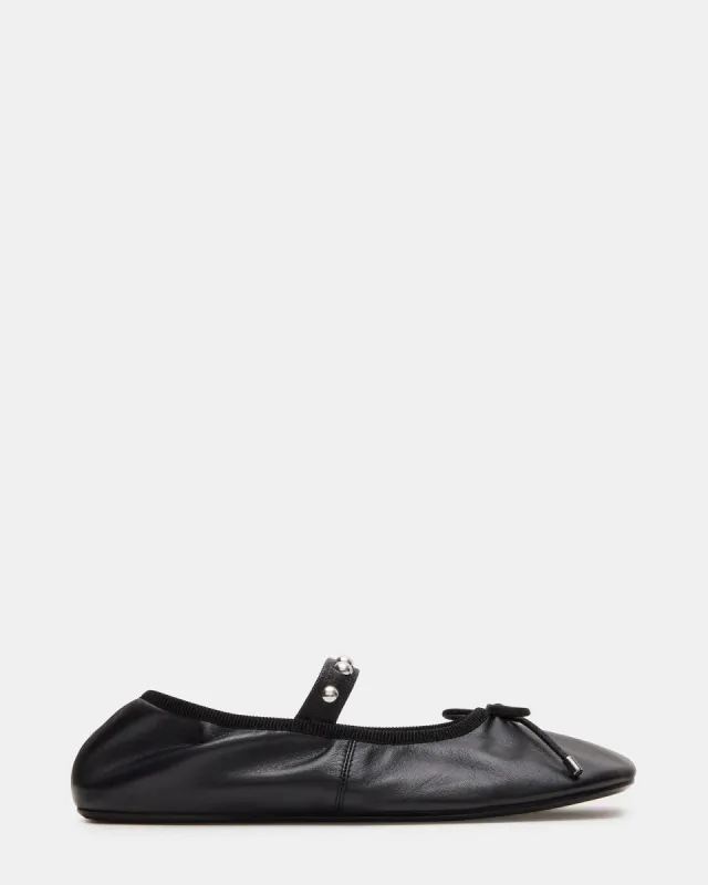 ARABELLA BLACK LEATHER sold by Steve Madden