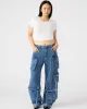 DUO MEDIUM DENIM PANT sold by Steve Madden