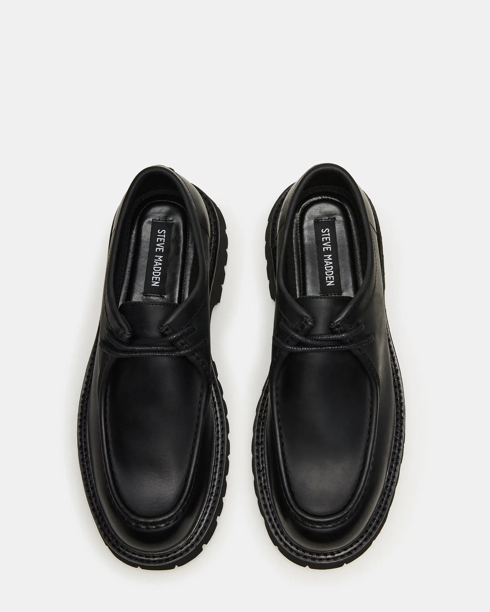 KALKIN BLACK LEATHER sold by Steve Madden product image thumbnail 4