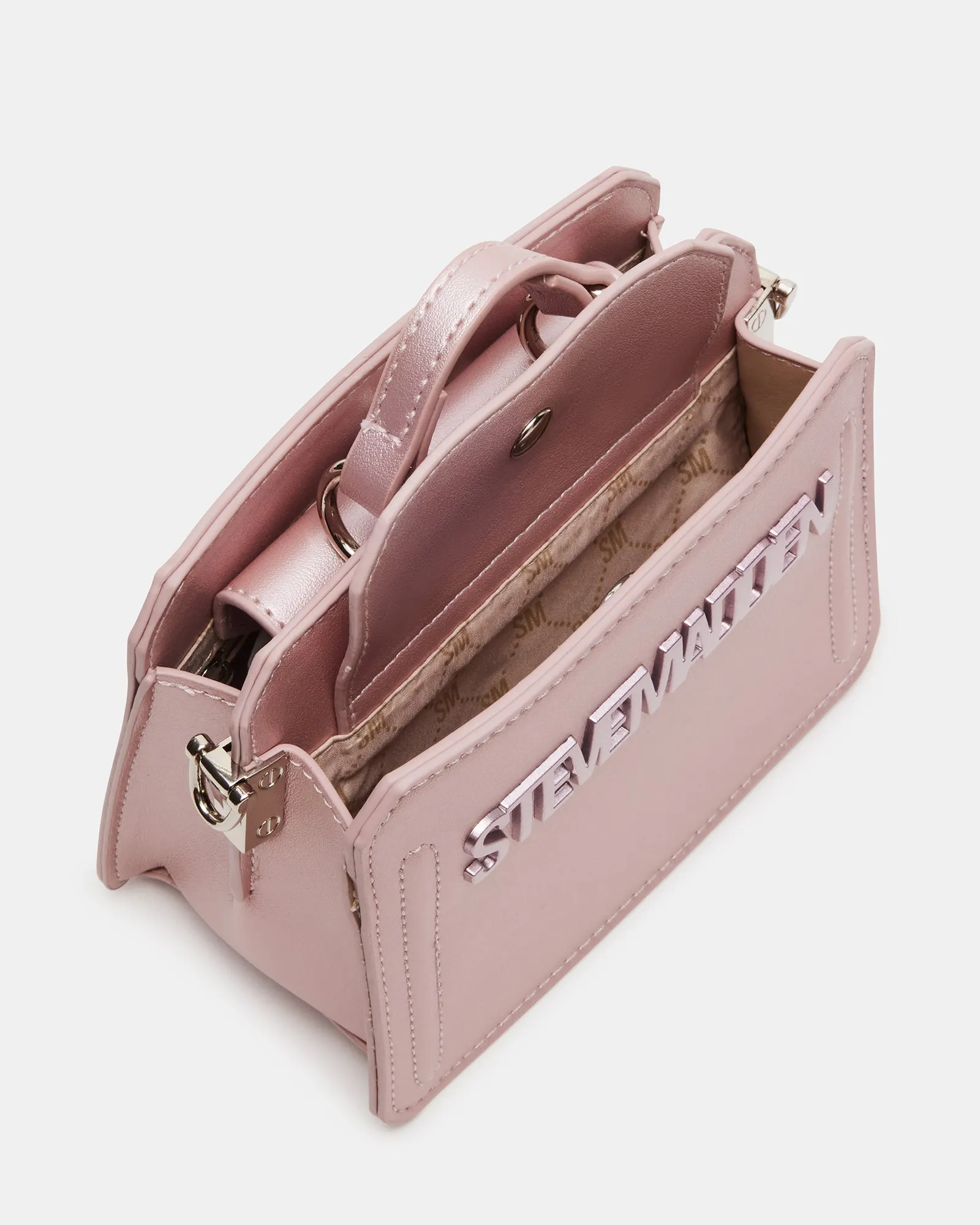 EVELYN MINI BAG PINK METALLIC sold by Steve Madden product image thumbnail 4