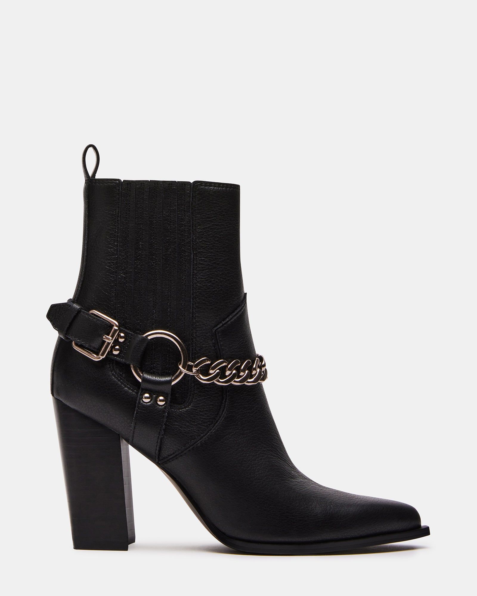 LORAN BLACK LEATHER sold by Steve Madden