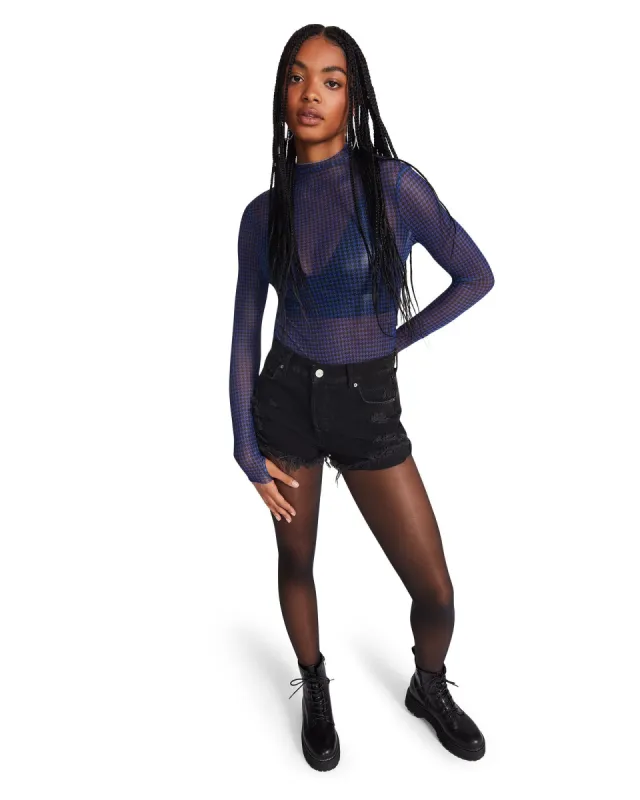 ELIZA TOP BLUE MULTI sold by Steve Madden