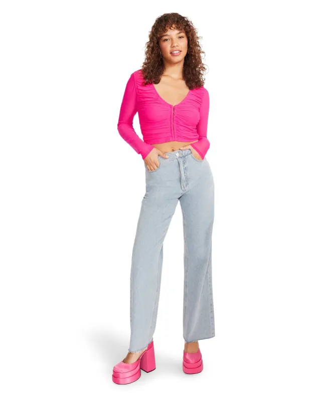 LUNA TOP HOT PINK sold by Steve Madden