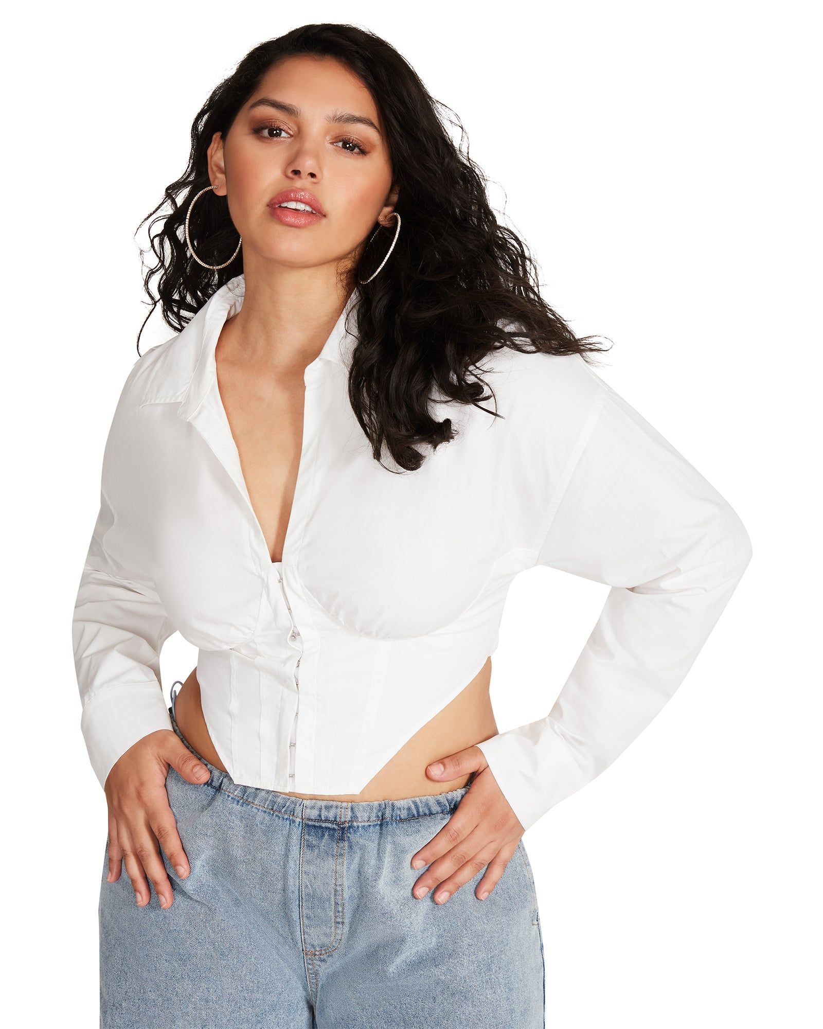 STASSI TOP WHITE sold by Steve Madden