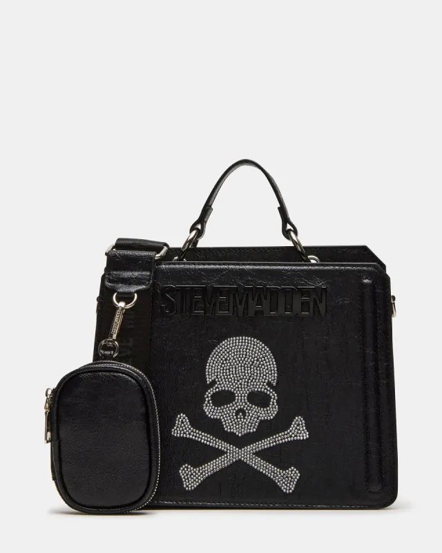 EVELYN SKULL BAG BLACK sold by Steve Madden