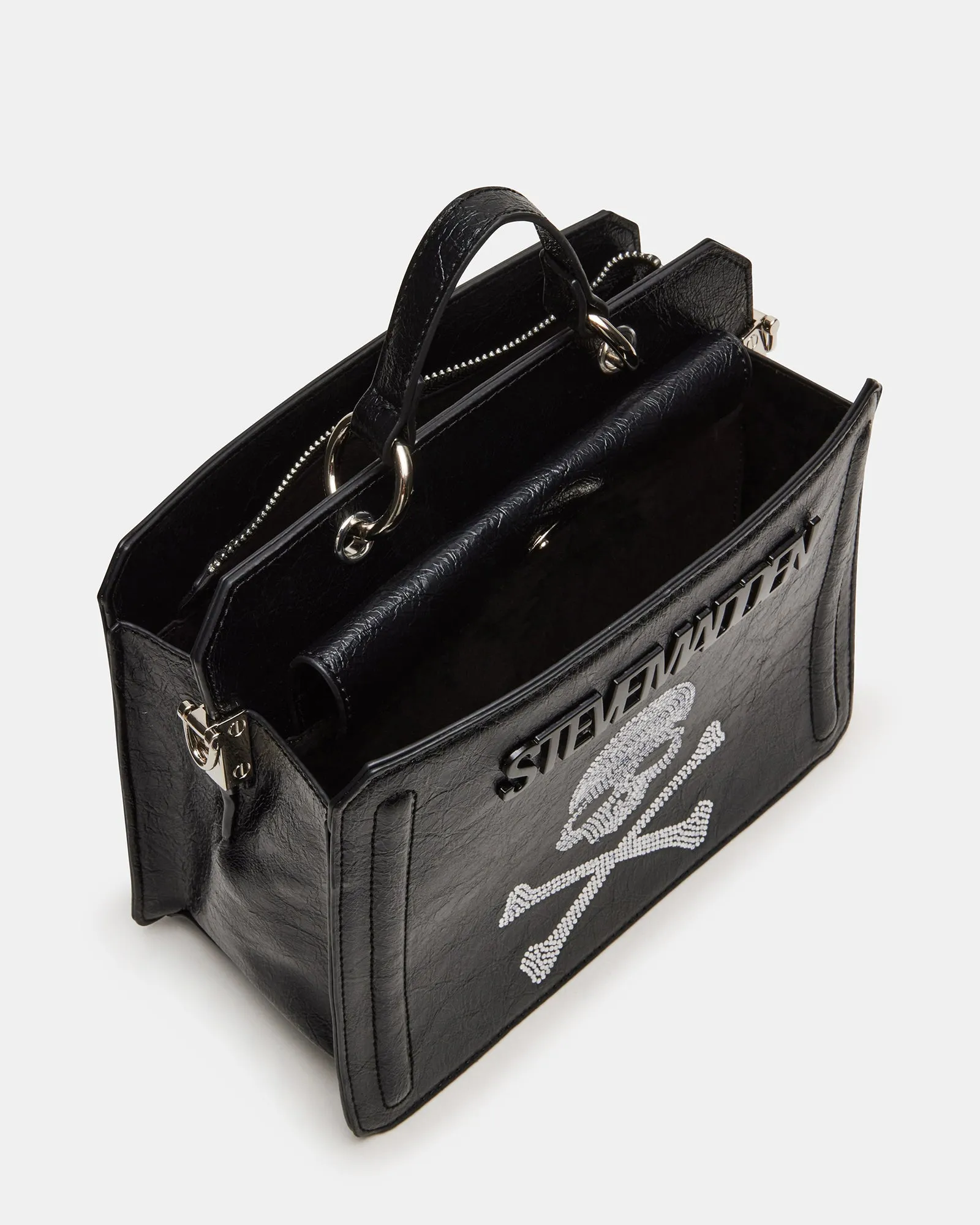 EVELYN SKULL BAG BLACK sold by Steve Madden product image thumbnail 4
