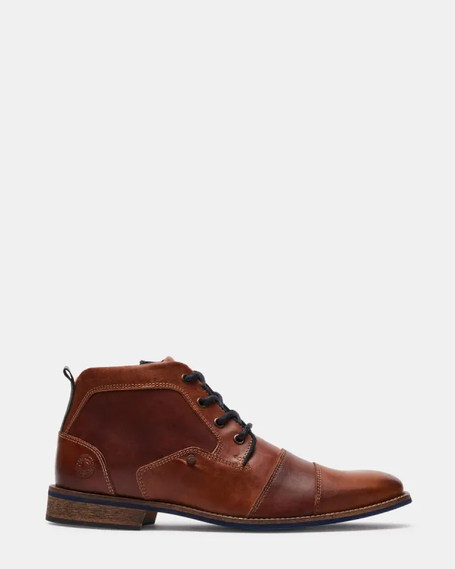 KRAMERR TAN LEATHER sold by Steve Madden