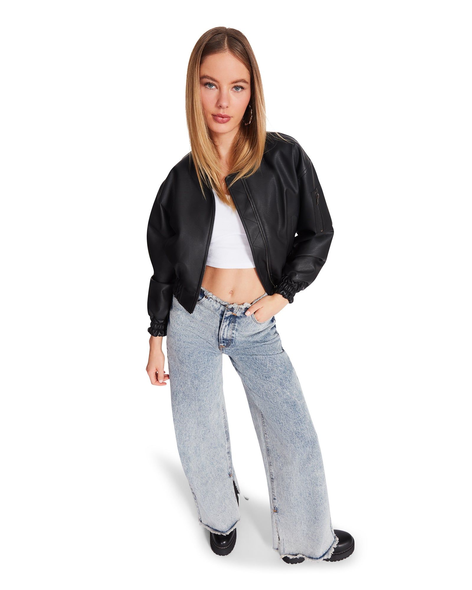 PARKER JACKET BLACK sold by Steve Madden product image thumbnail 2