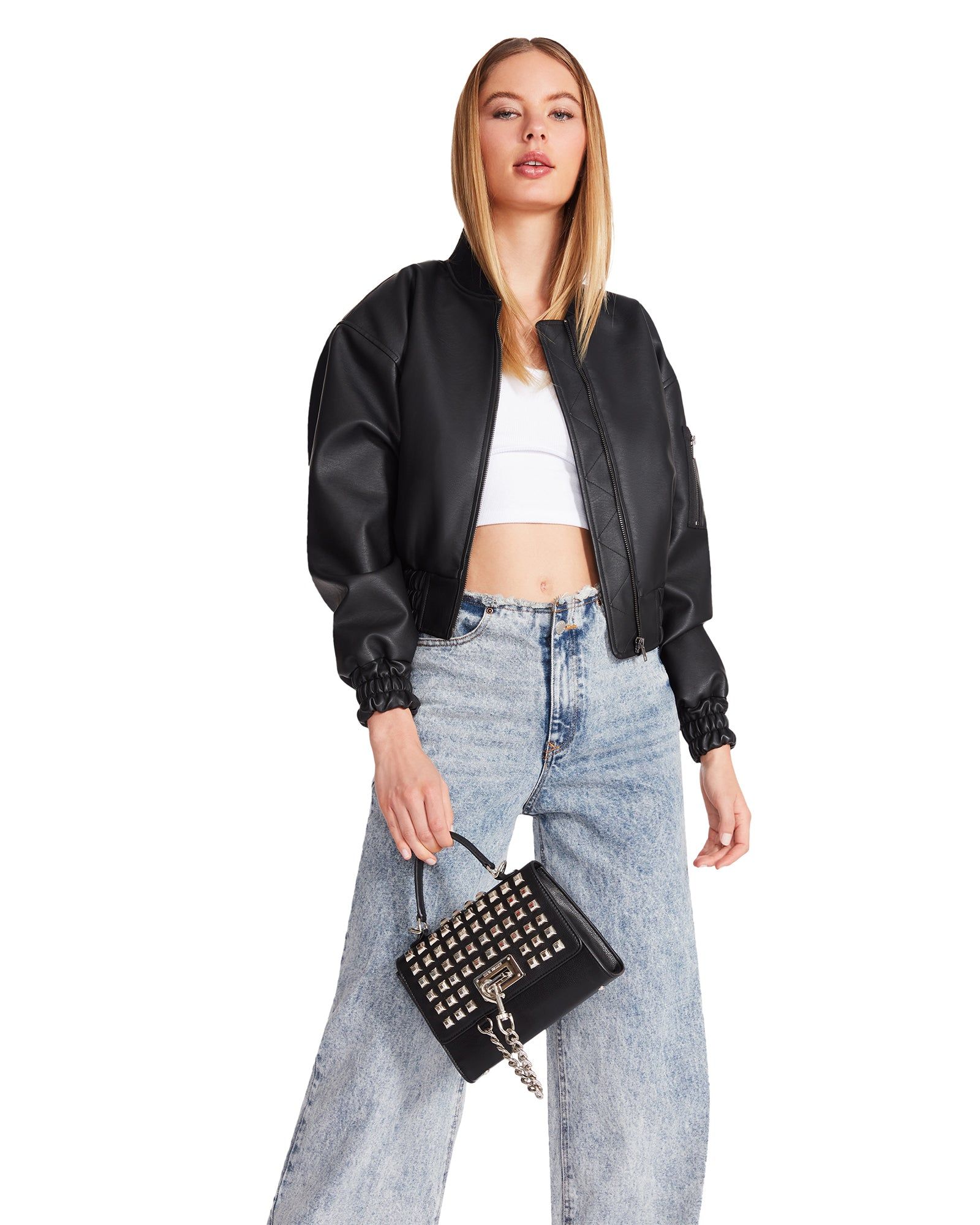 PARKER JACKET BLACK sold by Steve Madden product image thumbnail 3