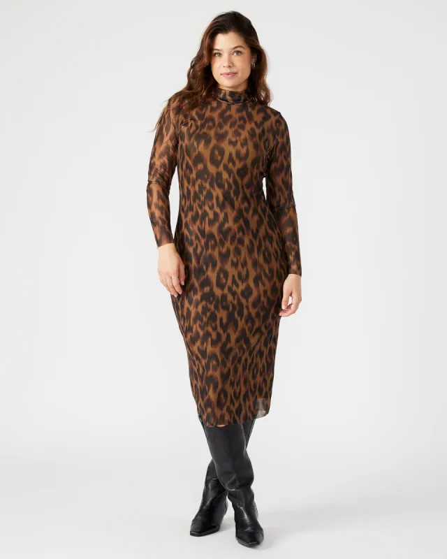 VIVIENNE DRESS LEOPARD sold by Steve Madden